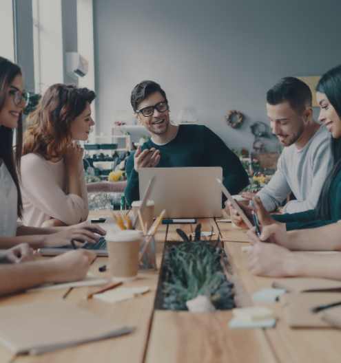 Team discussion the power of marketing automation